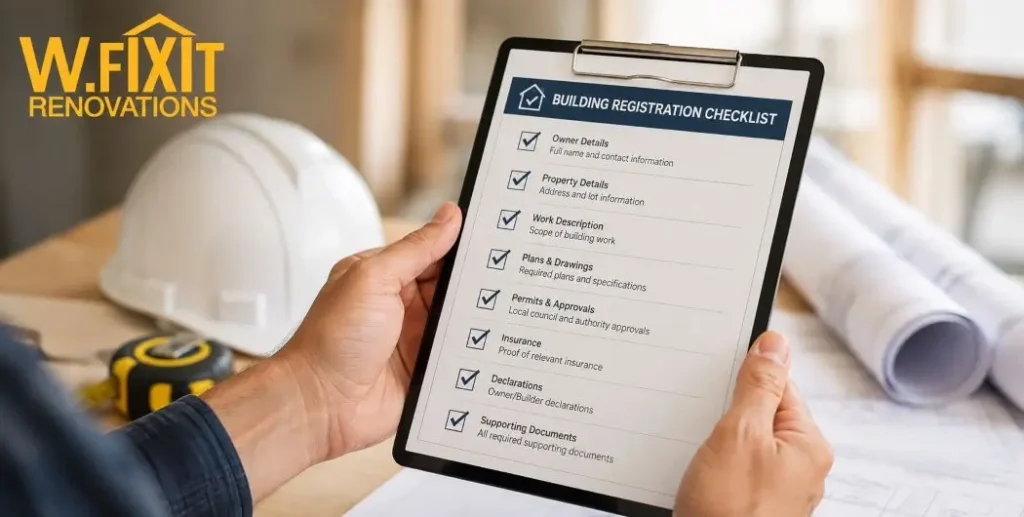 licensed-renovation-contractor-melbourne-checklist Checking a licensed renovation contractor's registration checklist in Melbourne